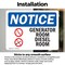 Signmission Generator Room Diesel Fuel Sign With Symbol, 7 in W x Rectangle, Vinyl Decal OS-2PACK-NS-D-57-L-13100 - alternate 6